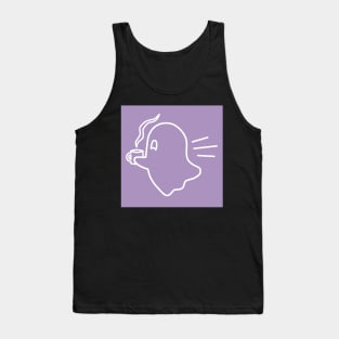 Lovely Ghostie on their way to bring you a warm drink! Tank Top